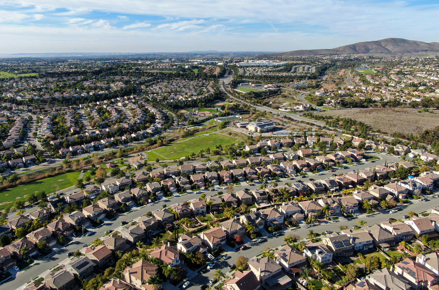 Knoxville neighborhood aerial